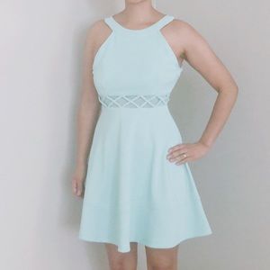 Aqua/Mint Green Sleeveless Dress!